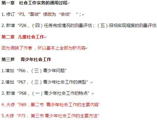社工初級實務教材變化1