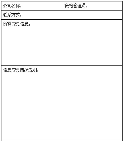 中國(guó)期貨業(yè)協(xié)會(huì)期貨行業(yè)信息管理平臺(tái)信息修改申請(qǐng)表